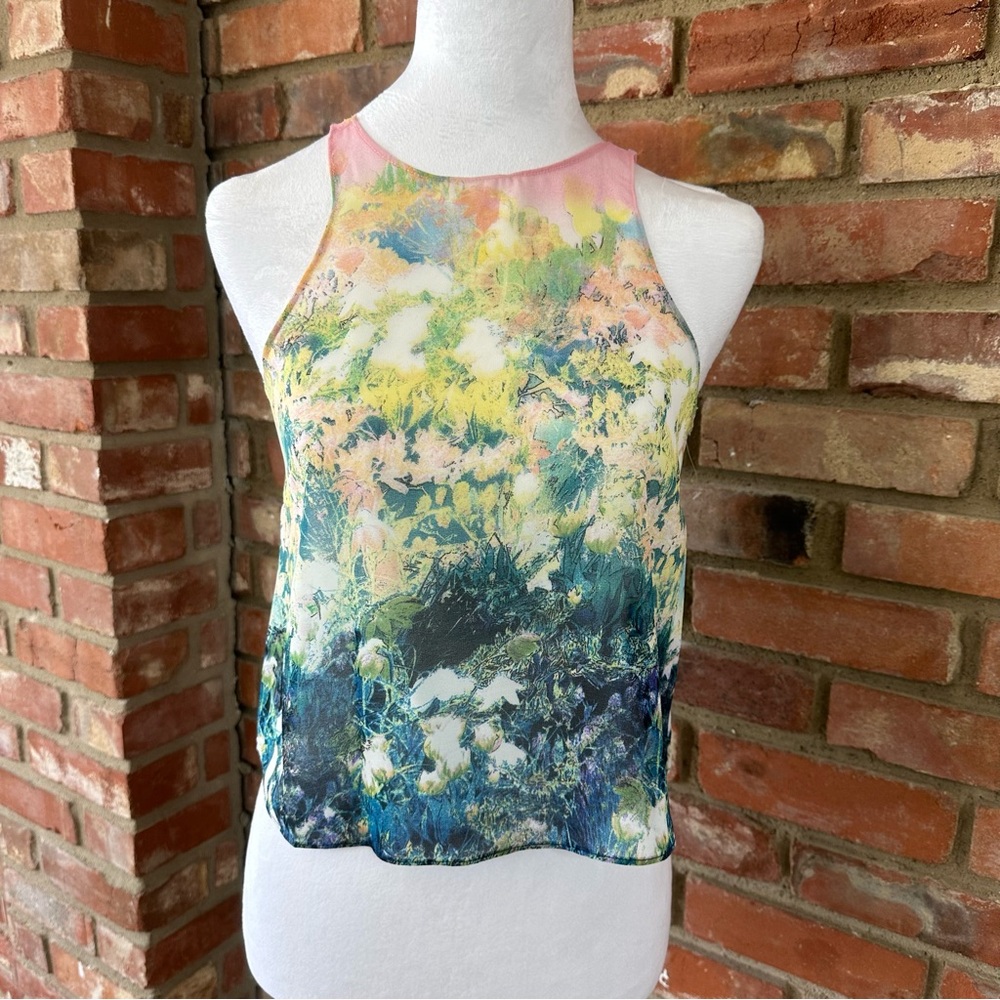 Multicolor Sleeveless Chandelier Top
